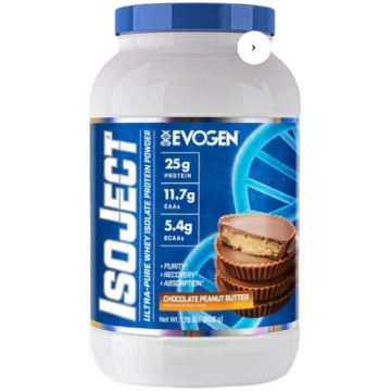 Evogen IsoJect, šokolādes un zemesriekstu sviests