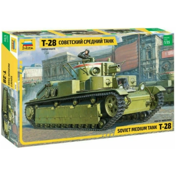 Zvezda T-28 Soviet Tank (5064) Z 5064