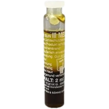 2 fāžu melanīna eļļa iedeguma veicināšanai, 2ml Ar