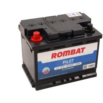 Rombat Pilot 12V 60Ah, 480A(EN) L2 242x175x190 1/1