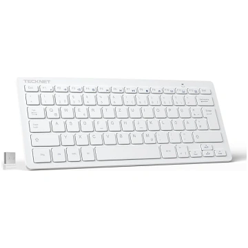 TECKNET Slim bezvadu tastatūra, vācu izkārtojums Q