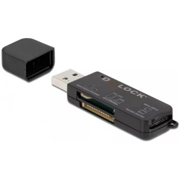 Karti lasītājs DeLOCK SuperSpeed USB SD Micro SD M