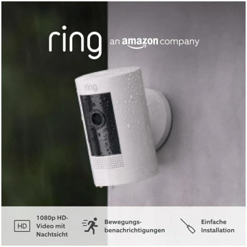 Ring Outdoor Kamera (Ring Stick Up Cam Battery), W