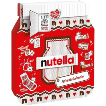 Nutella Adventes kalendārs 2025, šokolādes Advente