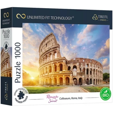 Puzle Romantisks saulriets: Kolizejs, Roma (1000)