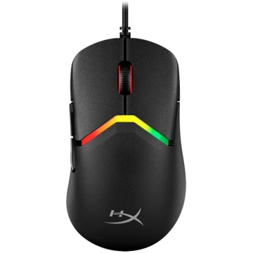HyperX Pulsefire Saga, melna - Datorpele ar vadu, 