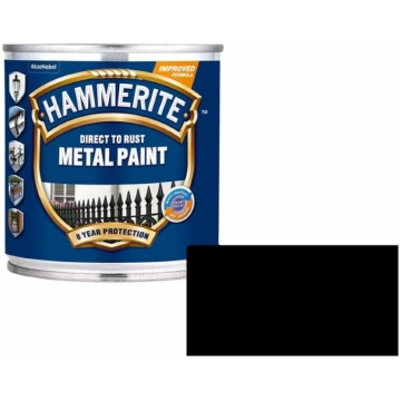 PAINT HAMMERITE BLACK SATIN 250ML