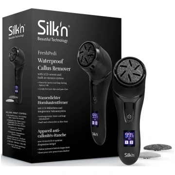 Silk"n FreshPedi Matte Black Waterproof Electric C