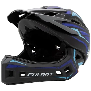 EULANT velosipēda ķivere ar zoda aizsargu pusaudži