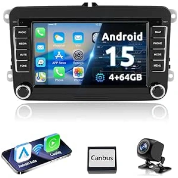 ESSGOO 4+64G Android 15 Wireless CarPlay Android a