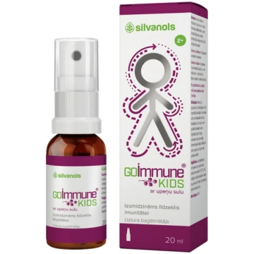 Silvanols GoImmune Kids izsmidzināmais līdzeklis i