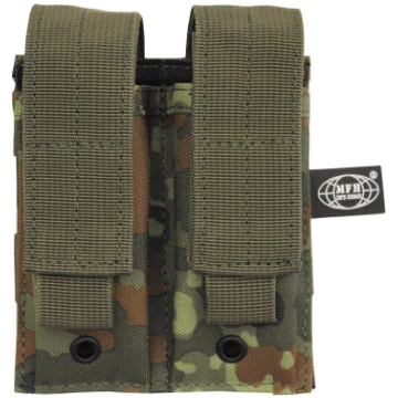 MOLLE Pouch Double - Flecktarn MFH