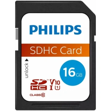 Philips SDHC 16 GB Class 10 UHS-I/U1 V10 (FM16SD45