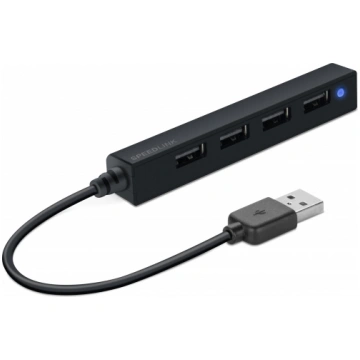 Speedlink USB hub Snappy Slim 4 portu (SL-140000-B