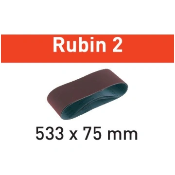 Slīplente Rubin 2 L533X 75-P80 RU2/10 Nav norādīts