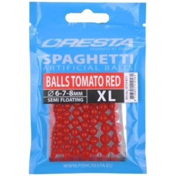 Cresta mākslīgā ēsma SPAGHETTI BALLS tomātu sarkan