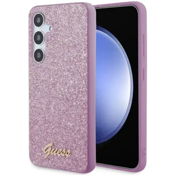 GUESS Glitter Script case for Samsung Galaxy S24 -