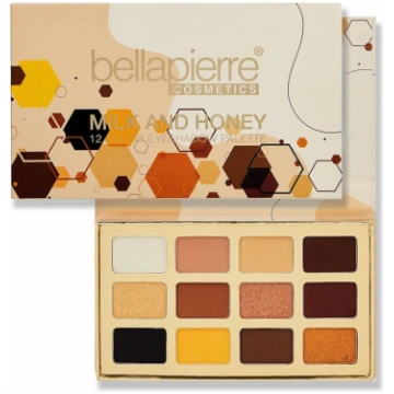 Bellapierre Milk & Honey Eyeshadow Palette 12 Shad