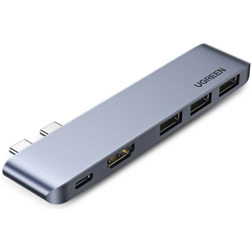 Ugreen multifunctional HUB 2x USB Type C to USB Ty