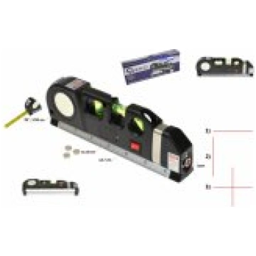 Geko Cross line laser - spirit level with 2.5m mea