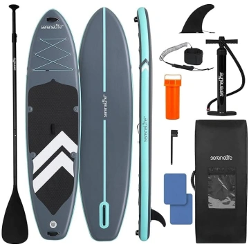 SereneLife Stand Up Paddling Board Aufblasbar, SUP
