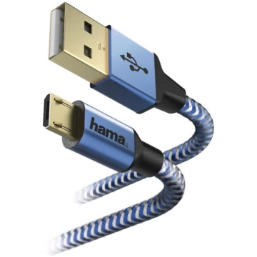 Vads Hama, Micro USB/USB, zila krās