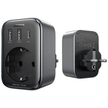 Adapteris Ugreen charger 30W (2xUSB/USB C/AC) / ad