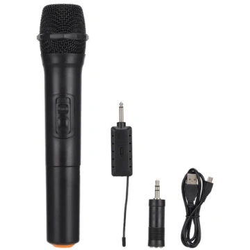 KTV rokas mikrofons, kardioīds, bezvadu, 6,5 mm sa