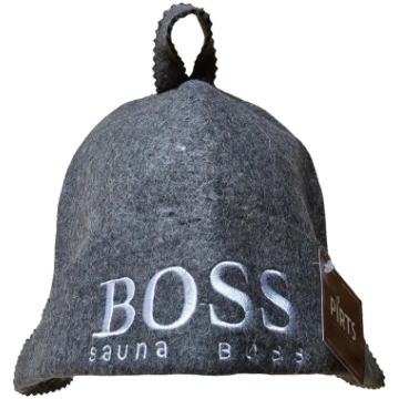 Pirts un saunas cepure "Boss Sauna Boss"