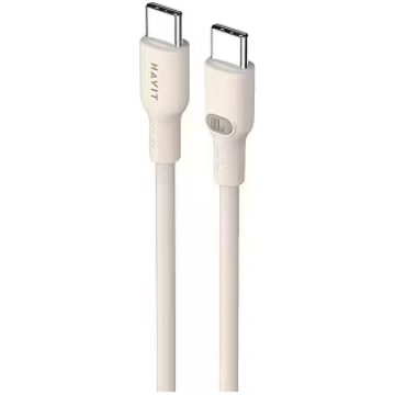 Havit Type C cable CB6284 2.0m (beige) (CB6284 2.0