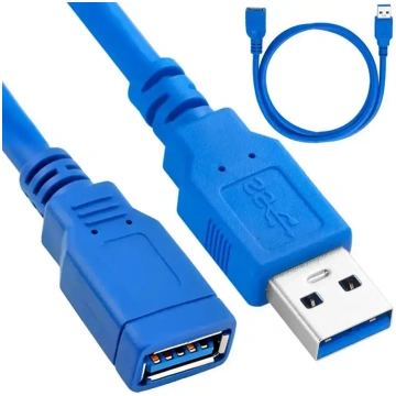 Fusion USB 3.0 paplašināšanas kabelis 1,5 m, zils 