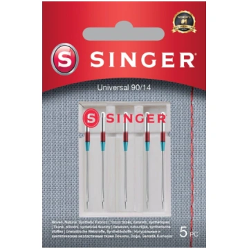 Singer Universal Needle for Woven Fabrics 90/14 5P