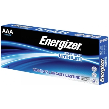 Energizer Ultimate Lithium AAA / R03 Battery 10 pc