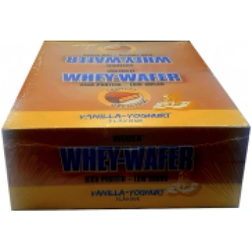Whey-Wafer, Vanilla Yoghurt - 12 bars Weider P4339