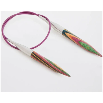 Symfonie koka Apļa adāmadatas 80cm / KnitPro - 8.0