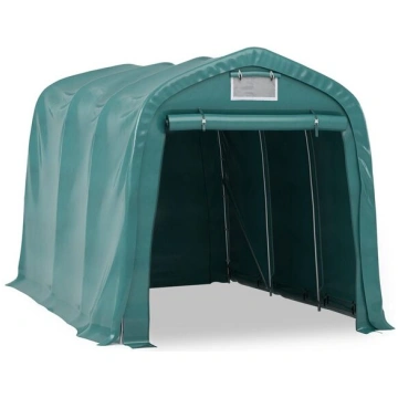 vidaXL garāžas telts, PVC, 2,4x3,6 m, zaļa Nav nor