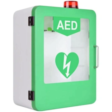 AED defibrilatora uzglabāšanas skapis Sienas tērau