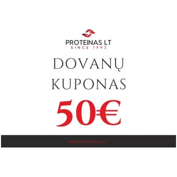 Dāvanu karte - 50 eiro vērtībā