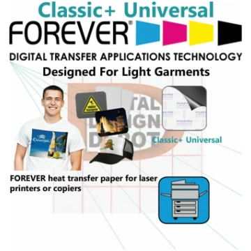 Forever CLASSIC+UNIVERSAL transfera papirs baltam 