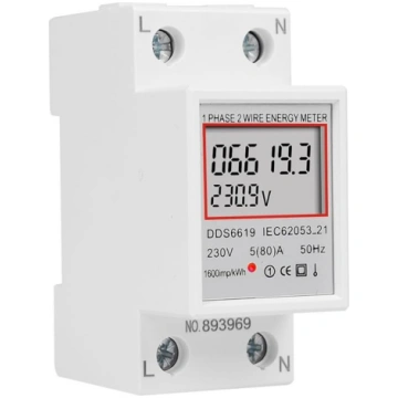 LCD Digitaler Einphasen-Energiezähler für Solaranl