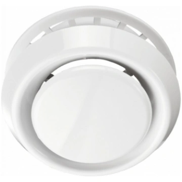 Universāls plastmasas difuzors Ø125mm ar stiprināš
