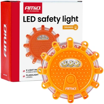 Avārijas brīdinājuma lampa ar luktura funkciju, 3x