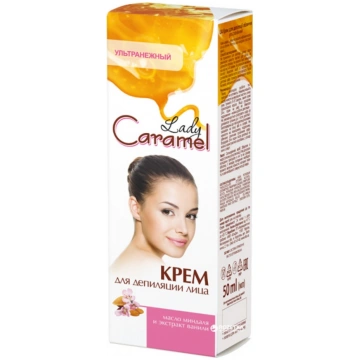 LADY CARAMEL Krēms sejas depilācijai Īpaši maigs, 
