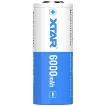 Akumulators 26650 3.6V XTAR litija 6000 mAh iepako