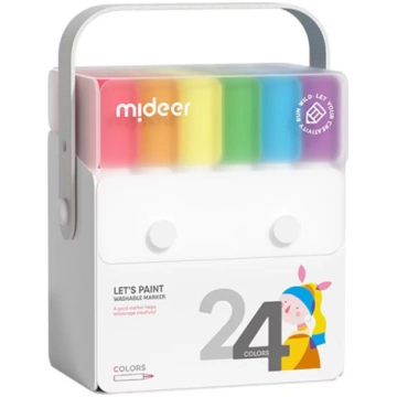 Flomāsteri Lets Paint, Washable, 24 gab., Mideer