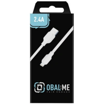 OBAL:ME Simple USB-A|Lightning Cable 1m White Nav 