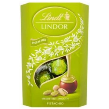 LINDT Lindor pistāciju šokolādes konfektes,200g