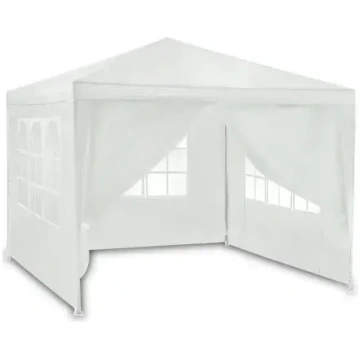 Dārza lapene balta 3x3m Plonos