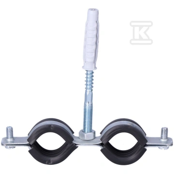 Walraven Uchwyt metalowo-gumowy podwojny 1/2apos;a