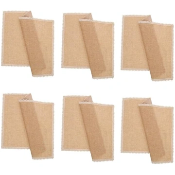 COLLBATH Soft Placemats, Pack of 6, Washable, Heat